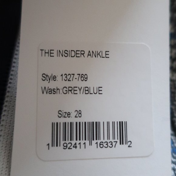 NWT MOTHER INSIDER ANKLE HAPPY PEOPLE READ PANT 28 - Picture 13 of 13